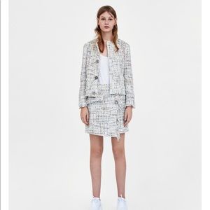 zara tweed jacket 2018